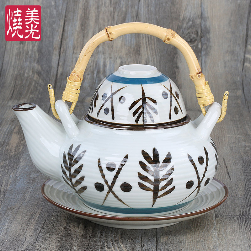 Japanese ceramics Seafood Soup pot Japan Bottle steaming Porcelain originality teapot teacup Japanese and Korean cuisine tablewarein the Tableware , Tea set , Teapot category - from Buy2taobao.com to provide professional Taobao agent buy service