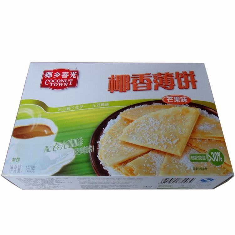 满50包邮 春光椰香薄饼150克芒果味 海南特产 椰子饼|ruв категории закуски/орехи/специальность, печенье/расширение, печенье (новый), Крекеры - от Buy2taobao.com для оказания профессиональной услуги покупки агента Taobao