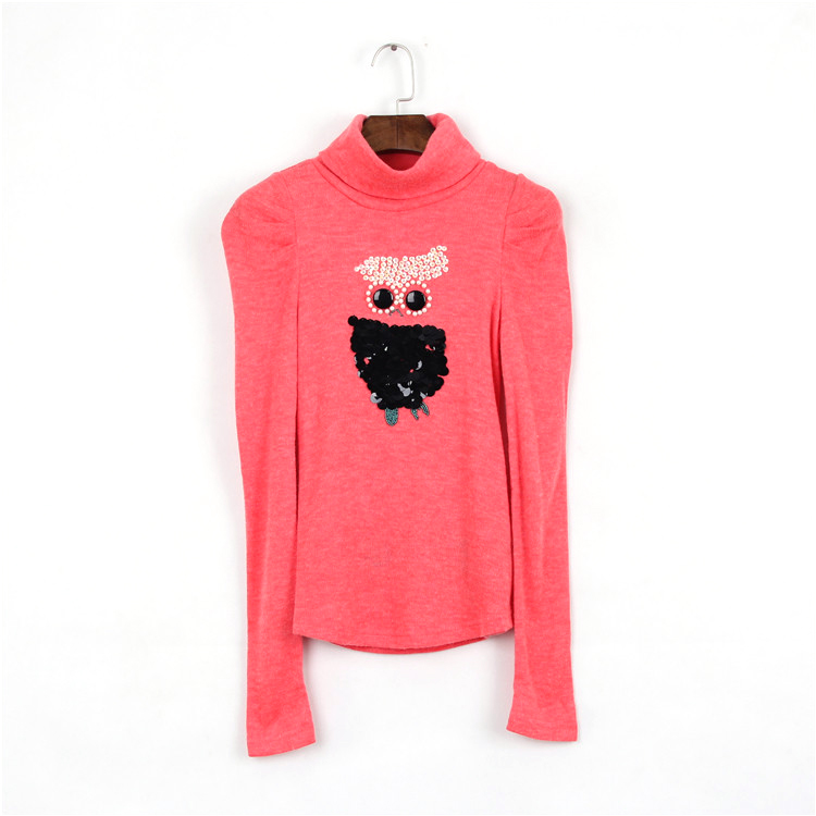 品打折LINCTEX品牌女春秋时尚猫头鹰钉珠亮