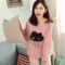 上下架计划:少女生纯棉长袖睡衣春季秋季羊毛绒睡衣女家居服套装淑女新款韩版