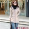 上下架计划:2014新品冬季韩版羽绒棉服女中长款时尚连帽大码修身女装棉衣外套