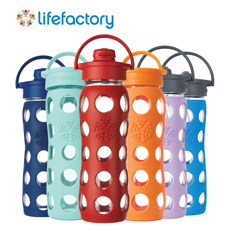 lifefactory美国进口高端玻璃杯便携翻盖水杯车载运动学生防摔在类目 餐饮具, 杯子/水杯/水壶, 玻璃杯中 - 来自Buy2taobao.com提供专业的淘宝代购服务