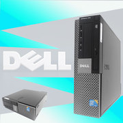 戴尔/DELL 台式电脑小主机双核四核商用整机Q45+E6750+2G+160G