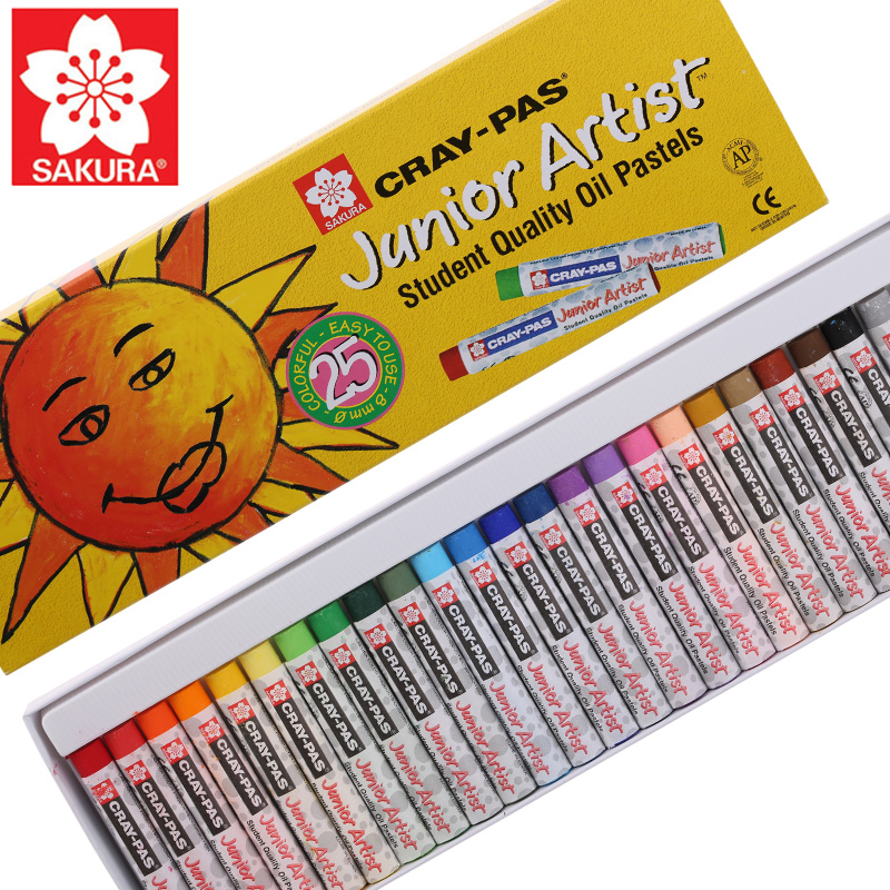 Genuine cherry 25 Color oil pastel Oil painting stick 25 Children crayons painting Oil painting stick XEP-25in the Electronic Dictionary/Electronic paper book/Stationery , Painting tools/Painted wood/Calligraphy Supplies , Pastels category - from Buy2taobao.com to provide professional Taobao agent buy service