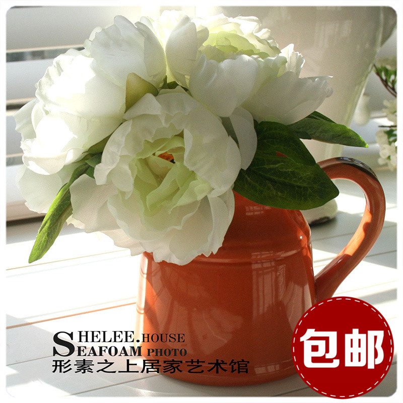 特價仿真陶瓷花 瓶絹花茶玫套裝 花器花插花藝家居餐桌電視櫃擺件在類目 家居飾品, 花瓶/花器/仿真花/仿真飾品, 仿真花/假花中 - 來自Buy2taobao.com提供專業的淘寶代購服務
