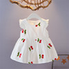 女宝宝连衣裙吊带裙夏装新生儿，韩版棉布裙子0-1-2-3岁婴儿，背心裙