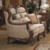 美式实木雕花沙发欧式布艺，组合沙发高档定制实木雕花布艺沙发
