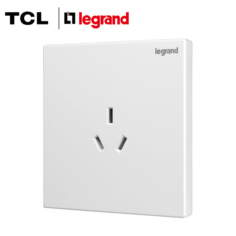 TCL罗格朗开关插座开关面板墙壁开关插座仕典系列白色三孔10A在类目 电子/电工, 插座, 电源插座中 - 来自Buy2taobao.com提供专业的淘宝代购服务