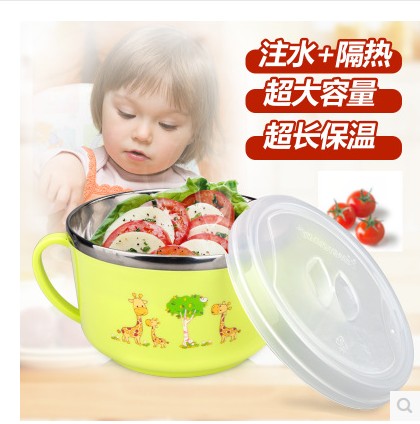 贝儿欣 婴幼儿不锈钢防烫保温碗冷热双能实物碗注水式饭碗辅食碗在类目 尿片/洗护/喂哺/推车床, 水杯/餐具/研磨/附件, 儿童餐具中 - 来自Buy2taobao.com提供专业的淘宝代购服务