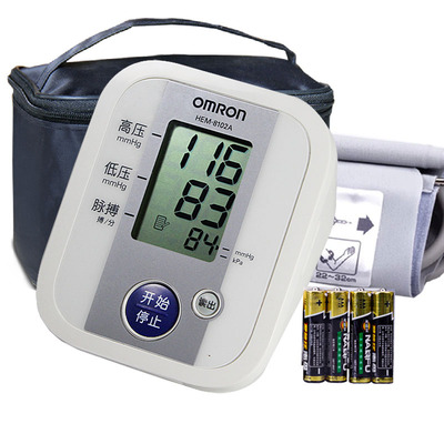 可配收纳包欧姆龙电子血压计 家用上臂式8102A测压仪器7200经济型