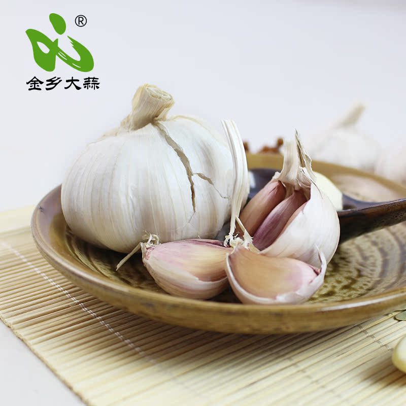 紫皮大蒜头\/独头蒜1斤 农家自种沃鲜汇生鲜超