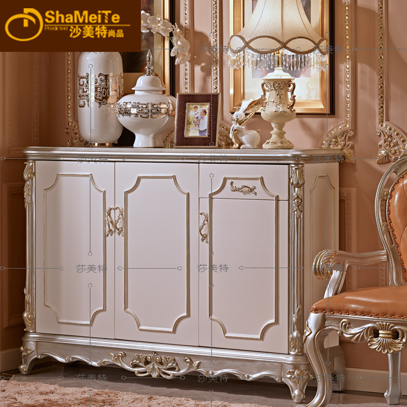 European style high-grade Shoe cabinet solid wood Carved Three Shoe cabinet Neoclassical Luxurious Vestibular Ark American style Entrance cabinet Curioin the Residential furniture , Cabinet , Shoebox category - from Buy2taobao.com to provide professional Taobao agent buy service
