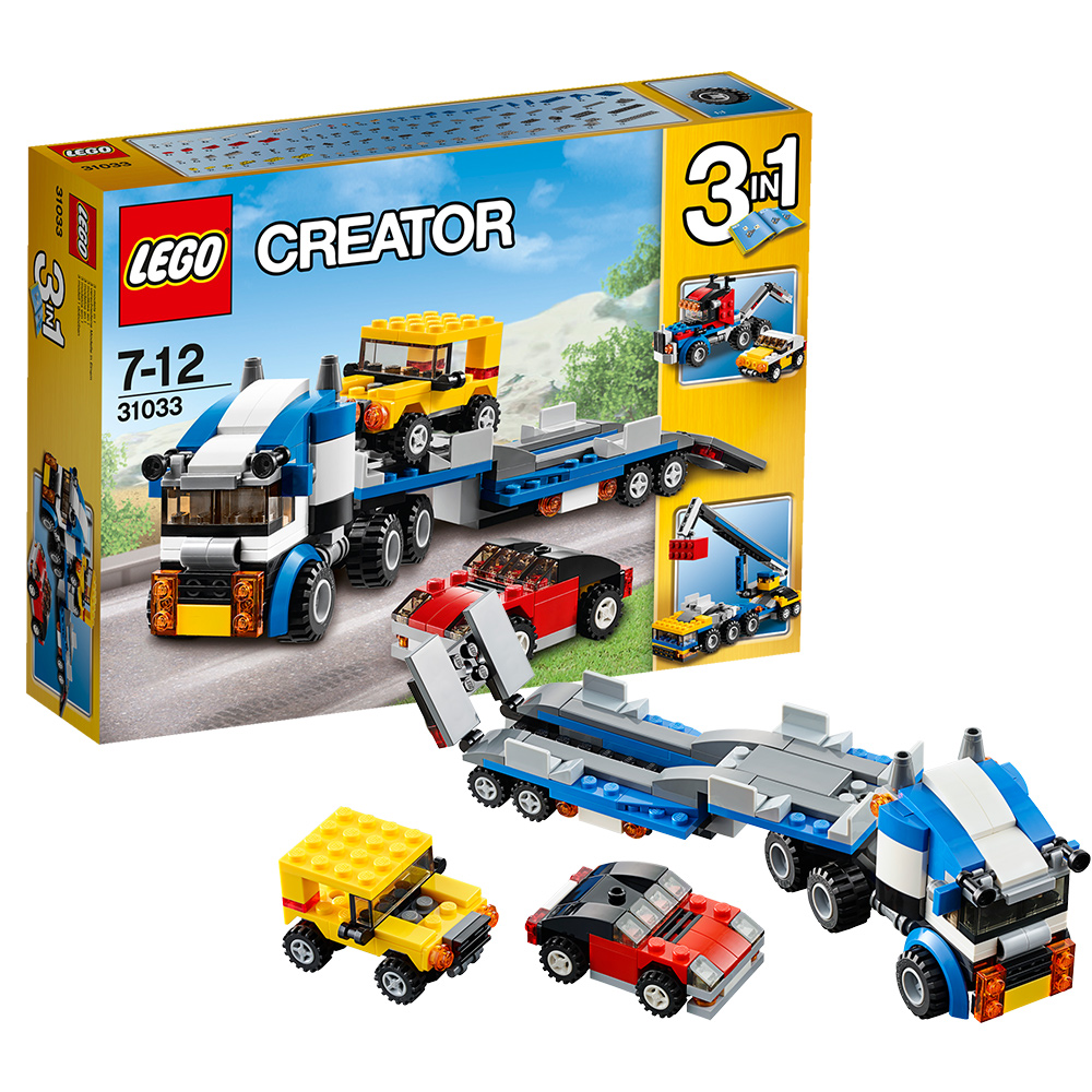 乐高创意百变组31033车辆运输车LEGO CREATOR 三合一 玩具