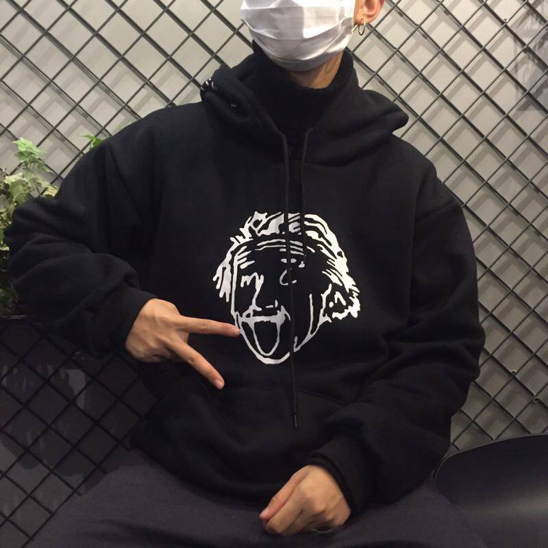 INS studios. 2016新款男女装INS同款 爱因斯坦No FORCE加绒卫衣