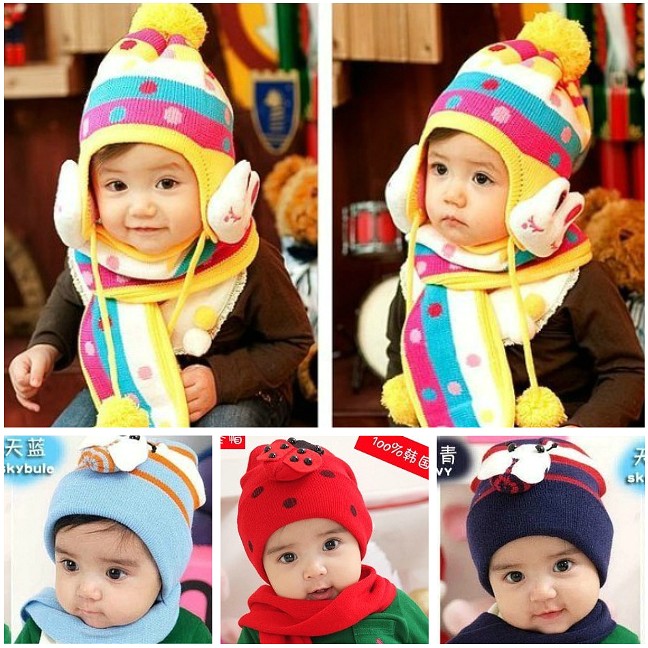 the republic of korea children Hat scarf Two piece set Autumn and winter men and women baby Wool hat Baby cap 2in the Children/Baby/Family fitted , Hat/Muffler/Masks/Gloves/Earmuffs/Booties , Multiple sets of Hat,Muffler,Gloves and other combinations category - from Buy2taobao.com to provide professional Taobao agent buy service
