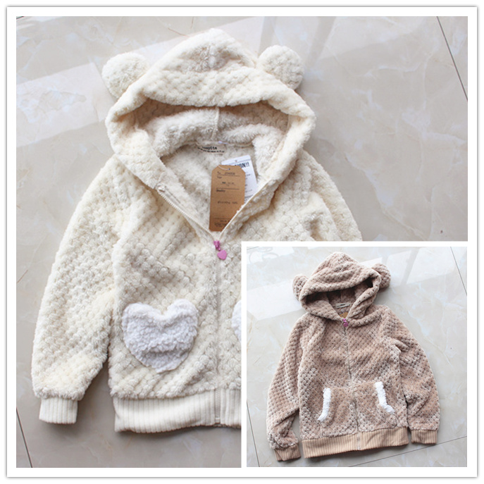 The new autumn girl Coral zipper coat pineapple Hooded Cardigan Home Furnishings Super softin the Children/Baby/Family fitted , Sweater/Fleece category - from Buy2taobao.com to provide professional Taobao agent buy service