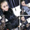 上下架计划:2014秋冬新款蕾丝兔毛两件套套装女 透视蕾丝打底裙+兔毛毛呢马甲