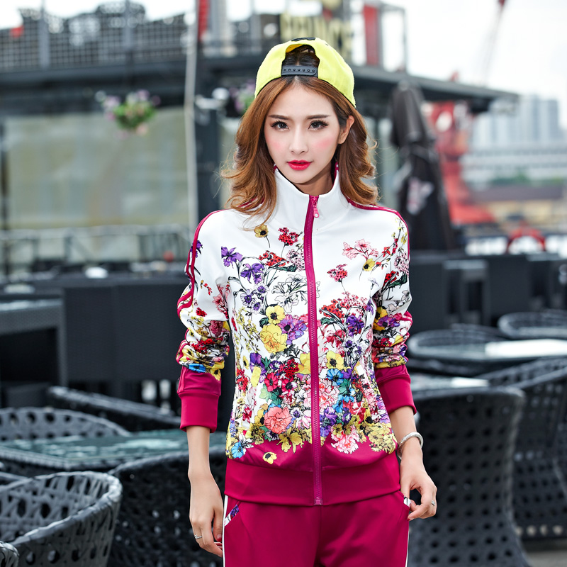 Sports suit 2019 Korean Edition leisure time Sportswear suit Middle and old age Large Sweater spring and autumn Two piece setin the Sportswear/Casual Clothing , Sport Package category - from Buy2taobao.com to provide professional Taobao agent buy service