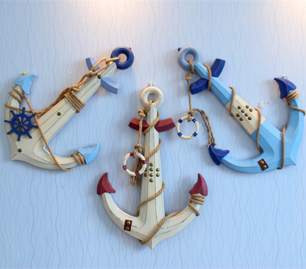 Anchors Mediterranean Sea style ornament Wall decorations metope Wall decoration Bar Decorationin the Home accessories , Mural category - from Buy2taobao.com to provide professional Taobao agent buy service