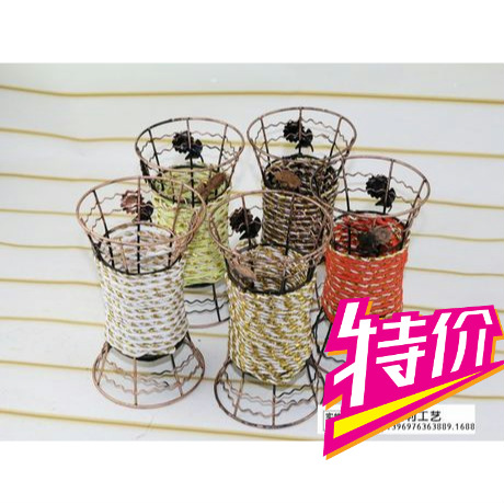 铁艺花篮藤编花篮手工藤编工艺品婚庆道具拍摄小花篮插花花器批发|ruв категории Домашний быт, ваза/цветок/искусственные цветы/моделирование украшения, цветок/ваза, корзинка - от Buy2taobao.com для оказания профессиональной услуги покупки агента Taobao