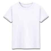 短袖T恤男士女纯白色圆领运动夏季体恤t桖纯色半袖纯棉打底衫半袖