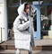 上下架计划:2014冬季棉衣女外套加厚中长款连帽韩版简约大气棉服宽松休闲棉袄