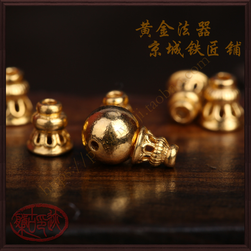 24K纯金黄金足金【光面素三通】佛头佛塔法器佛珠手串DIY配件定制在类目 珠宝/钻石/翡翠/黄金, 黄金首饰(新), 其他中 - 来自Buy2taobao.com提供专业的淘宝代购服务