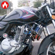 定制125-3F摩托车发动机 改装机油冷散热器扣压管套件议价