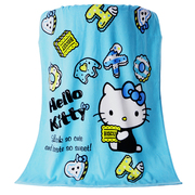 亚光Hellokitty凯蒂猫儿童卡通可爱女纯棉超吸水成人柔软大毛浴巾