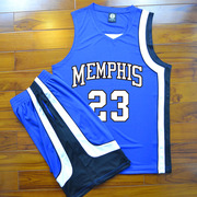 孟菲斯大学罗斯篮球服队服男女球服套装篮球衣训练服个性化定制