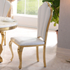 简约不锈钢餐椅现代软包椅家用欧式餐桌组合时尚椅轻奢酒店真皮椅