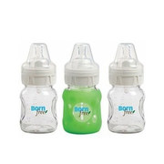 美国进口婴儿宝宝bornfree宽口玻璃奶瓶防胀气5oz160ml