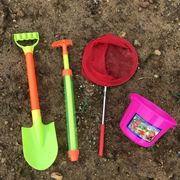 儿童沙滩玩具桶套装大号宝宝玩沙子挖沙漏铲子工具决明子小桶玩具