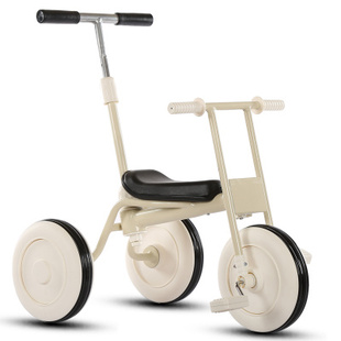 简约无印儿童三轮车脚踏车1-3岁幼儿轻便手推车宝宝自行车童车
