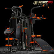 大型健身器材家用多功能三人站，力量运动器械，健身房综合训练器组合