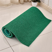绿色环保丝圈防滑裁剪地垫走廊卧室满铺门口定制入户厚脚垫蹭土垫