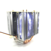 兰硕冰塔版1156/1155/775/AMD 2热管铜管多平台电脑CPU散热器风扇