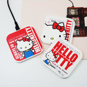 韩国HelloKitty苹果iPhoneX卡通无线充电器8plus三星s8通用快充