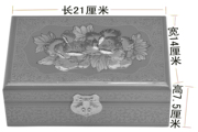 平遥推光漆器首饰盒结婚礼物木质中国风梳妆盒中式古高档复古