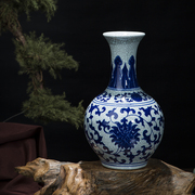 景德镇官窑仿古瓷器  客厅古典家居工艺装饰品 复古陶瓷花瓶摆件