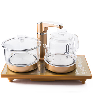 玻璃泡茶壶全自动上水三合一茶具套装电茶炉家用电磁炉煮水壶