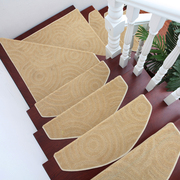楼梯踏步垫欧式免胶自粘防滑实木，楼梯地毯楼梯，垫定制楼梯贴台阶贴