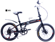 20寸变速折叠自行车成人学生男女式双碟刹代步超轻便携单车