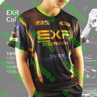 韩国EXR男款短袖T恤14年夏季EXR短袖T恤韩版赛车803