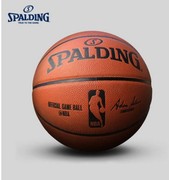 斯伯丁spaldingnba正式比赛用球牛皮，篮球74-569y