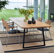 美式loft简约现代铁艺餐桌实木长方形办公桌会议长桌工作台洽谈桌