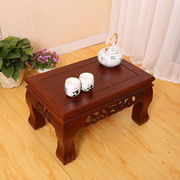 炕桌实木仿古地桌榻榻米，古典榆木中式家具红木方桌，小餐桌子地面桌