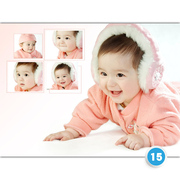 15号可爱宝宝海报墙贴宝宝海报婴儿海报，漂亮宝宝海报胎教胎教挂图