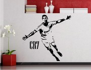C罗墙贴罗纳尔多CR7足球明星海报贴纸卧室床头背景贴画宿舍装饰