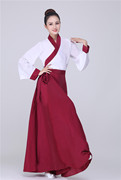 朝鲜练习裙朝鲜舞蹈服装朝鲜舞族舞蹈，裙朝鲜舞，练功裙朝鲜舞裙